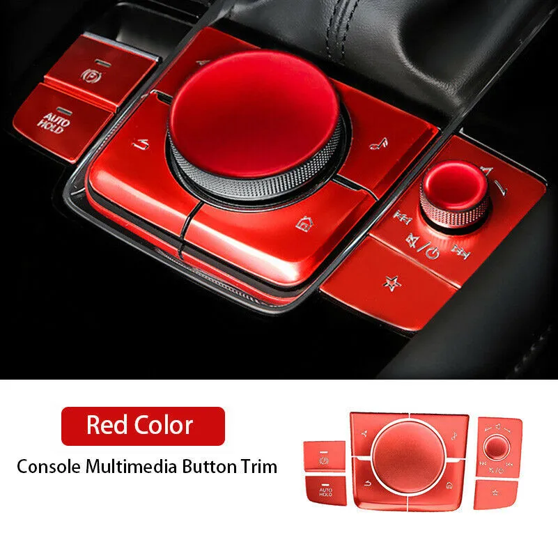 10Pcs Aluminum Alloy Car Console Multimedia Button Cover Trim Fits For Mazda 3 CX30 Directly Installation Interior Mouldings
10Pcs Aluminum Alloy Car Console Multimedia Button Cover Trim Fits For Mazda 3 CX30 Directly Installation Interior Mouldings