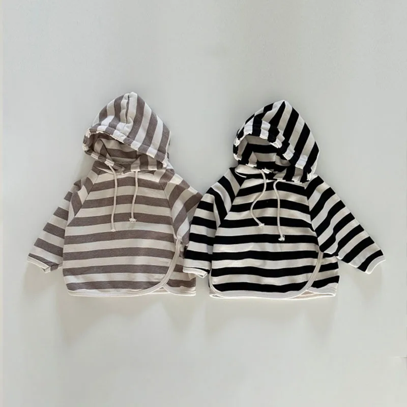 Spring Autumn Clothes Ins Boy Infant Striped Sweatshirt Girl Baby Casual Loose Long Sleeve Hoodies Fasshion Children Cotton Tops
Spring Autumn Clothes Ins Boy Infant Striped Sweatshirt Girl Baby Casual Loose Long Sleeve Hoodies Fasshion Children Cotton Tops
