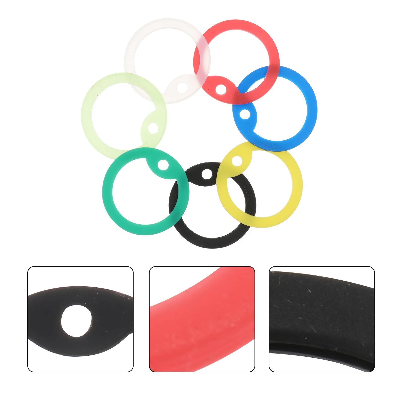 14pcs Silicone Pet Name Tag Silencer Hoop Practical Convenient Dog Tag Mute Hoop Pet ID Tag Silencer Ring
14pcs Silicone Pet Name Tag Silencer Hoop Practical Convenient Dog Tag Mute Hoop Pet ID Tag Silencer Ring