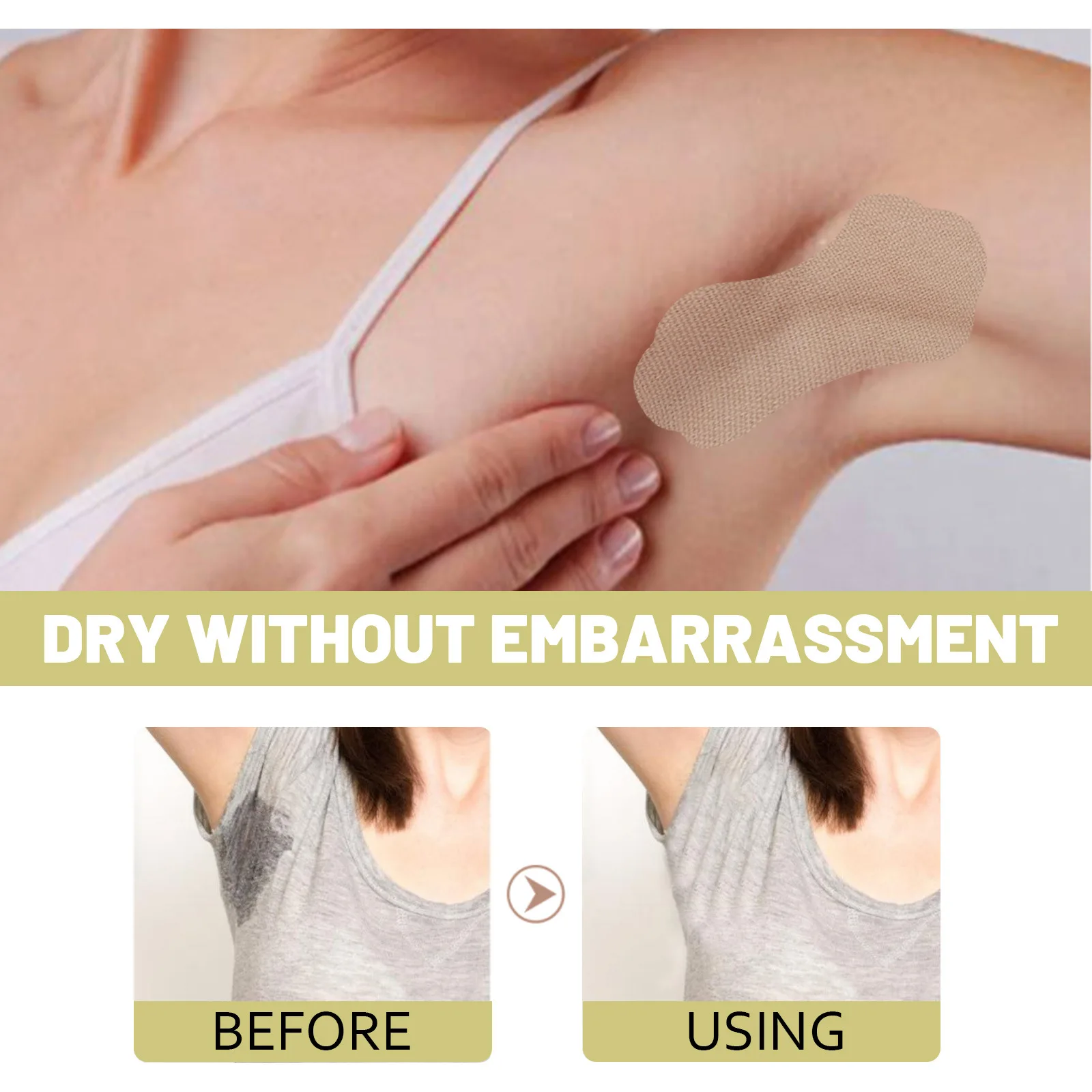 Underarm sweat absorbing patch invisible and lasting sweat preventing sweat absorbing patch ultra thin summer sweat stopping pad
Underarm sweat absorbing patch invisible and lasting sweat preventing sweat absorbing patch ultra thin summer sweat stopping pad