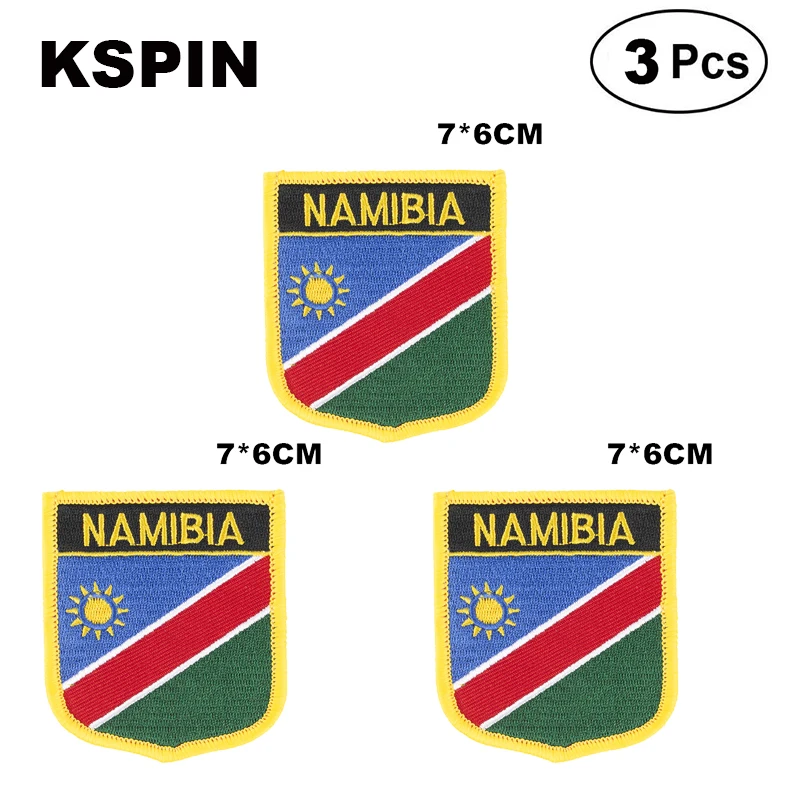 Namibia Shiled Shape flag patches national flag patches for Cothing DIY Decoration
Namibia Shiled Shape flag patches national flag patches for Cothing DIY Decoration