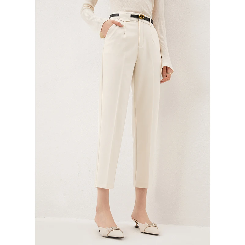 High-quality Women Pants Polyester Spandex Viscose Ankle-Length Pants Office Lady Zipper Fly Pencil Pants
High-quality Women Pants Polyester Spandex Viscose Ankle-Length Pants Office Lady Zipper Fly Pencil Pants