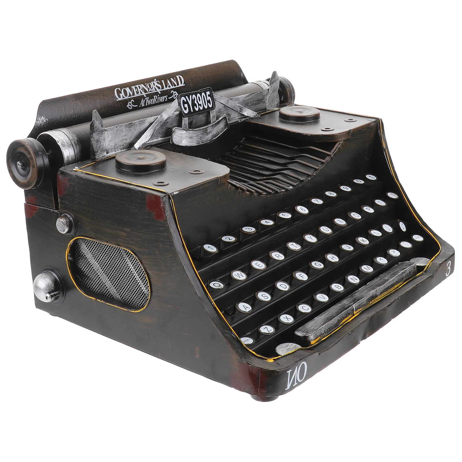 Typewriter Vintage Retro Ornament Decorations Manual Decoration Model Figurine Iron Tabletop Decor Office Statue Ornaments
Typewriter Vintage Retro Ornament Decorations Manual Decoration Model Figurine Iron Tabletop Decor Office Statue Ornaments