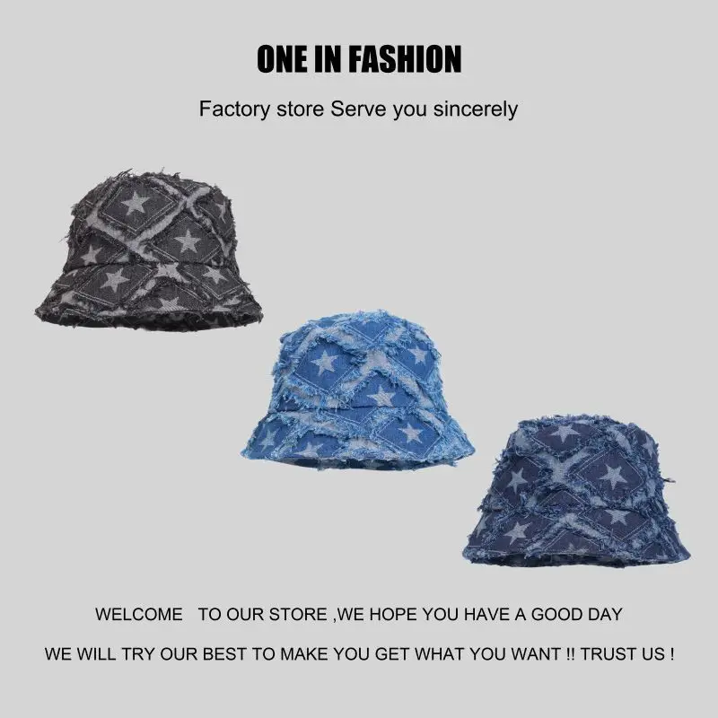 Casual Womens Hats Korean Designer Tassel Diamond Lattice Bucket Hat Summer Outdoor High Street Denim Fishermans Hats Bob Panama
Casual Womens Hats Korean Designer Tassel Diamond Lattice Bucket Hat Summer Outdoor High Street Denim Fishermans Hats Bob Panama