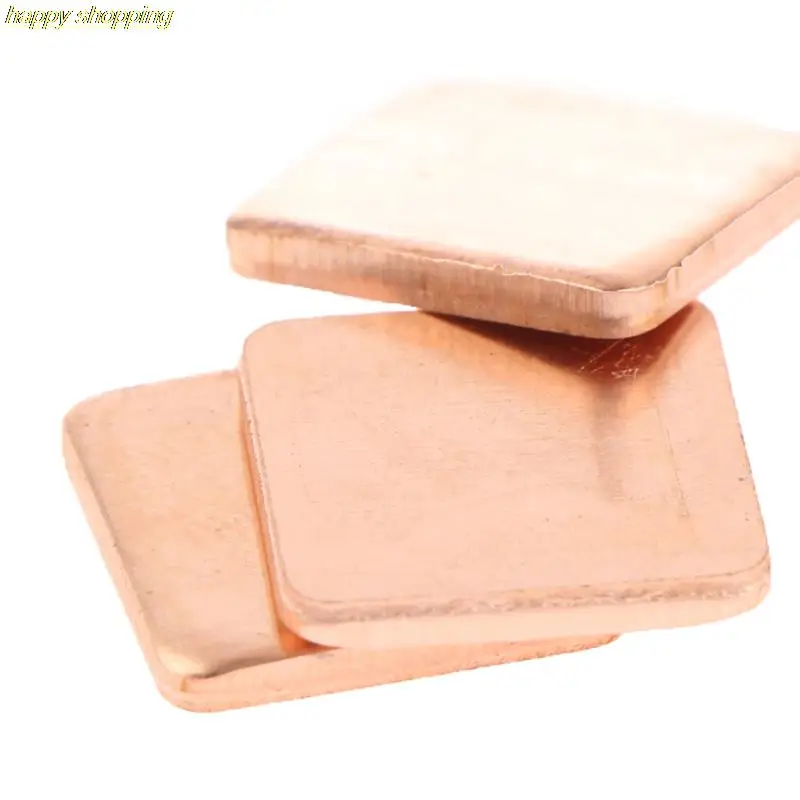 10pcs Thermal Pads 15x15mm Copper GPU Thermal Pads Copper Shim Heatsink For Laptop Cooling CPU Heatsink Sheet
10pcs Thermal Pads 15x15mm Copper GPU Thermal Pads Copper Shim Heatsink For Laptop Cooling CPU Heatsink Sheet