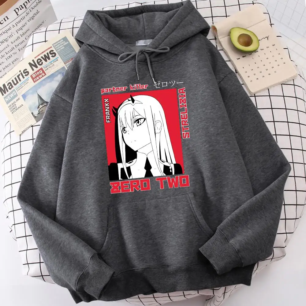 Japan Anime Zero Two Harajuku Hoodie Hip Hop Hooded Men's Pullovers Autumn 2022 Loose Sweatshirts Fleece Fashion Men Streetwear
Japan Anime Zero Two Harajuku Hoodie Hip Hop Hooded Men's Pullovers Autumn 2022 Loose Sweatshirts Fleece Fashion Men Streetwear