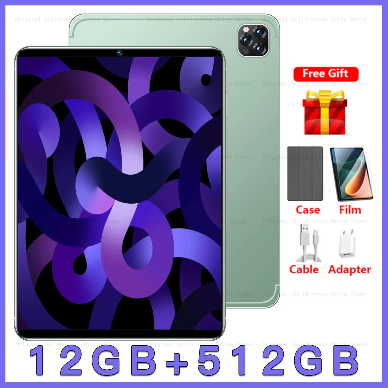 Tablet Android Pad 11 Pro 12GB+512GB Tablet 10.1 Inch LCD Screen Windows Tablet Android Tablet Pc 5G WiFi Tablet Snapdragon
Tablet Android Pad 11 Pro 12GB+512GB Tablet 10.1 Inch LCD Screen Windows Tablet Android Tablet Pc 5G WiFi Tablet Snapdragon