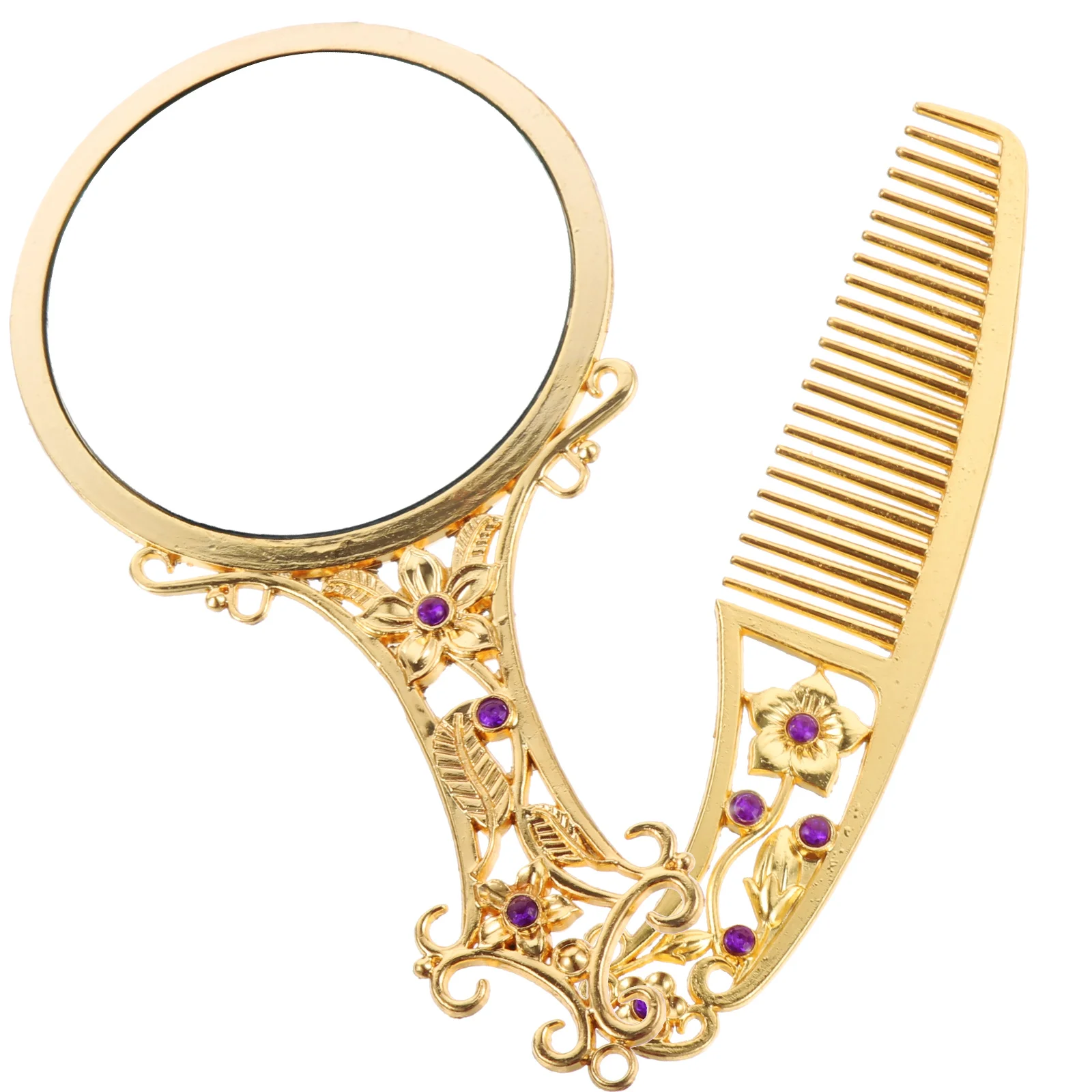 Comb Set Woman Makeup Mirror Mini Hair Brush Vintage Foldable Vanity Retro Dressing Table Mirrors Alloy Travel 360 hairstyle
Comb Set Woman Makeup Mirror Mini Hair Brush Vintage Foldable Vanity Retro Dressing Table Mirrors Alloy Travel 360 hairstyle