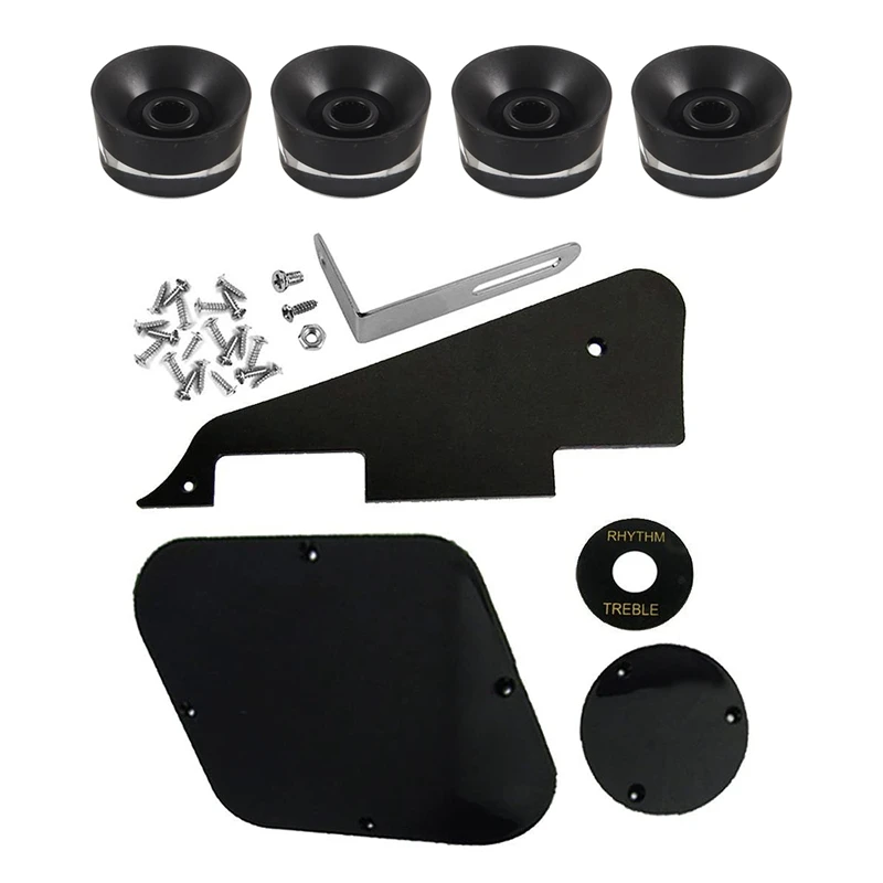 4 шт., черная акриловая + пластиковая верхняя головка для гитары, ручка для колокольчика, 6 мм, с 1 набором, черная накладка на переключатель для накладки на кариду
4 шт., черная акриловая + пластиковая верхняя головка для гитары, ручка для колокольчика, 6 мм, с 1 набором, черная накладка на переключатель для накладки на кариду