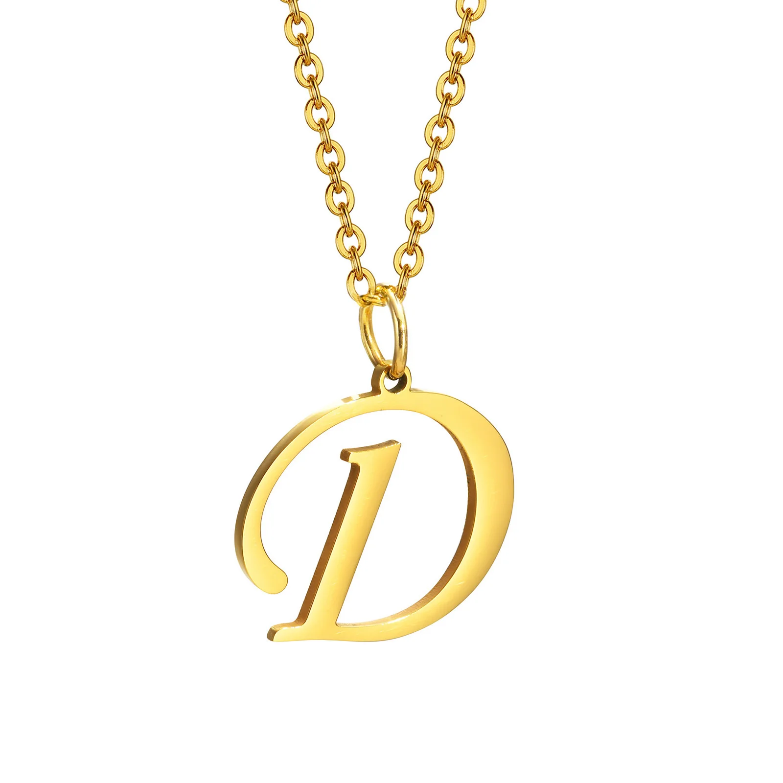 Women Initial Letters 26 A-Z Necklaces for Girls Gift Jewelry with Stainless Steel O Chain Fashion Pendants Necklace
Women Initial Letters 26 A-Z Necklaces for Girls Gift Jewelry with Stainless Steel O Chain Fashion Pendants Necklace