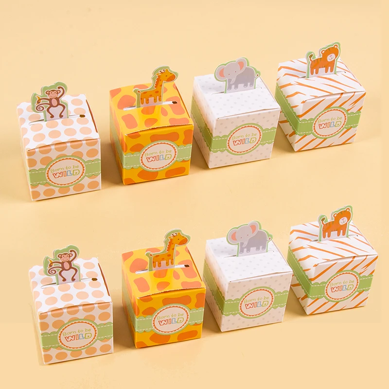 8pcs Wild One Animal Gift Boxes Monkey Tiger Safari Animal Candy Boxes Jungle Birthday Party Gift Packaging Box Kids Favors
8pcs Wild One Animal Gift Boxes Monkey Tiger Safari Animal Candy Boxes Jungle Birthday Party Gift Packaging Box Kids Favors