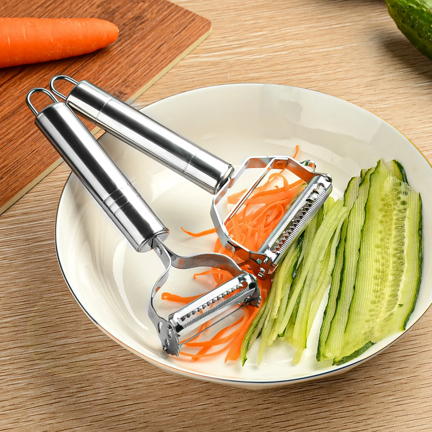 Stainless Steel Peeler Fruit Vegetable Melon Potato Carrot Cucumber Multifunction Grater Julienne Peeler Slice Home Kitchen Tool
Stainless Steel Peeler Fruit Vegetable Melon Potato Carrot Cucumber Multifunction Grater Julienne Peeler Slice Home Kitchen Tool