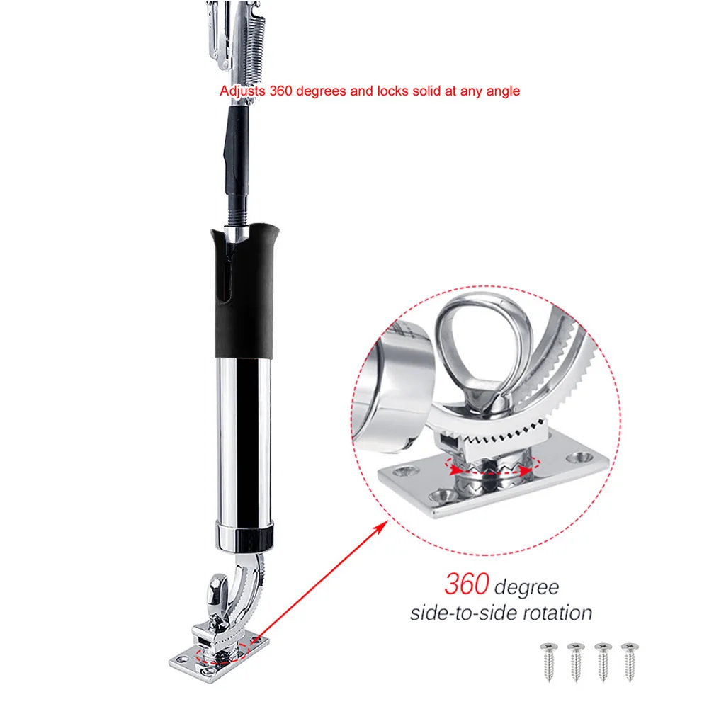 Fishing Rod Stand Holder Stainless Steel Adjustable Fishing Pole Bracket Portable Rack Ocean Boat Fishing Tackle Accessories
Fishing Rod Stand Holder Stainless Steel Adjustable Fishing Pole Bracket Portable Rack Ocean Boat Fishing Tackle Accessories