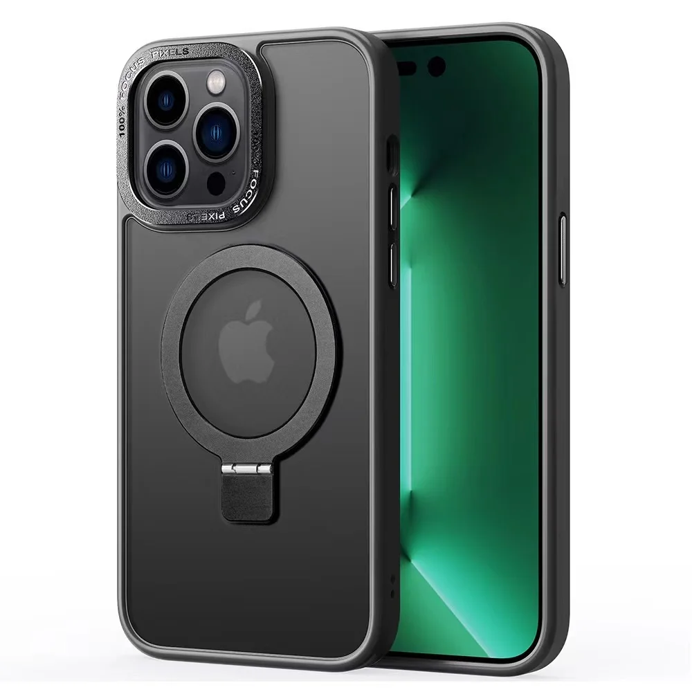 Складной чехол-подставка Magsafe для iPhone 12 13 14 Pro Max, защитный чехол с кольцом и магнитной зарядкой
Складной чехол-подставка Magsafe для iPhone 12 13 14 Pro Max, защитный чехол с кольцом и магнитной зарядкой