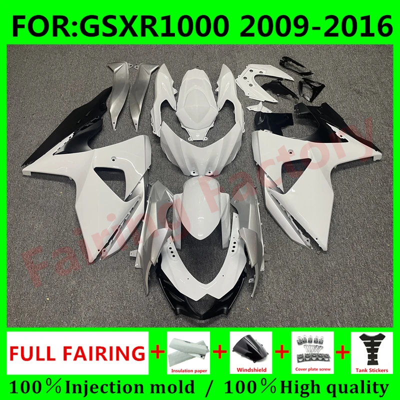 Motorcycle Fairing kit fit for GSXR1000 GSXR 1000 GSX-R1000 2009 2010 2011 2012 2013 2014 2015 2016 K9 Fairings set white silver
Motorcycle Fairing kit fit for GSXR1000 GSXR 1000 GSX-R1000 2009 2010 2011 2012 2013 2014 2015 2016 K9 Fairings set white silver