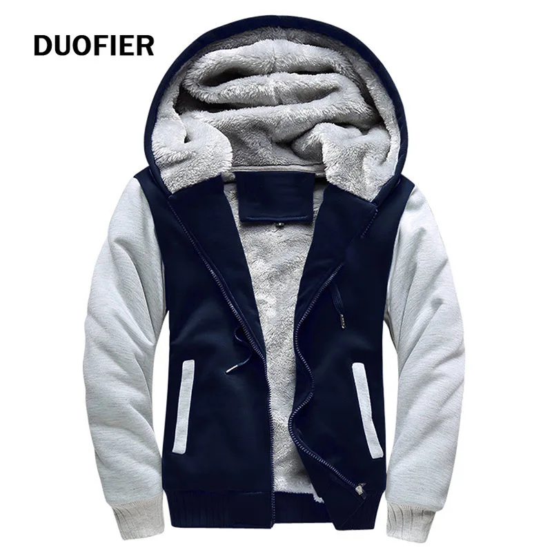 2021 Men Zipper Hoodies Jacket Men Winter Warm Coat Fur Lined Fleece Hoodies Male Hooded Sweatshirt Colorblock Jackets for Men
2021 Men Zipper Hoodies Jacket Men Winter Warm Coat Fur Lined Fleece Hoodies Male Hooded Sweatshirt Colorblock Jackets for Men