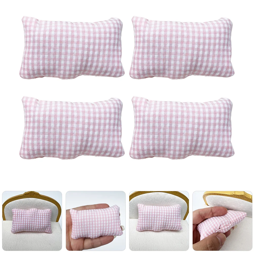 4 Pcs The House Miniature Pillow Model Sofa Accessories Tiny Pp Cotton Couch 
4 Pcs The House Miniature Pillow Model Sofa Accessories Tiny Pp Cotton Couch