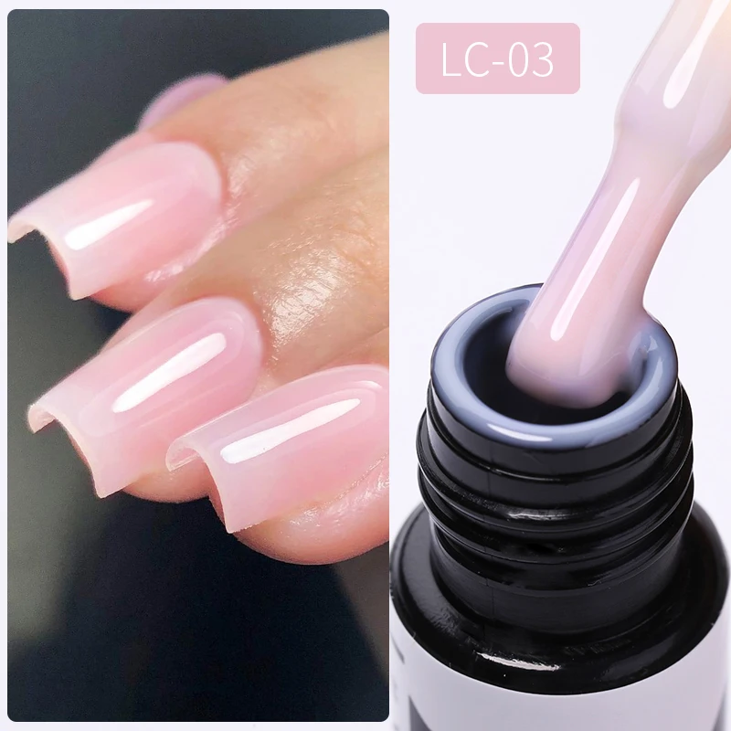 LILYCUTE 5 мл гель для наращивания ногтей розовый белый прозрачный молочного цвета