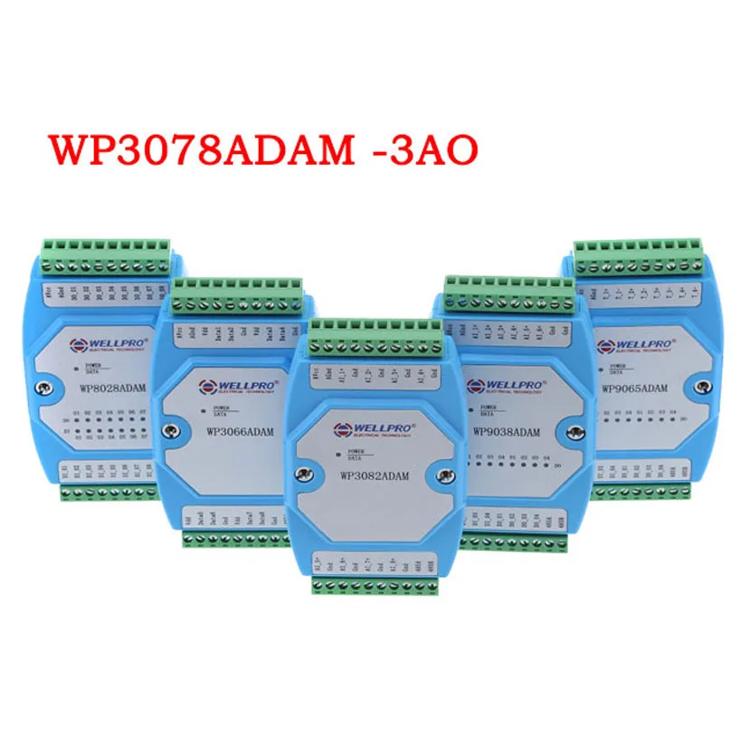 WP3078ADAM ( 3AO ) _ 4-20MA аналоговый выходной модуль/RS485 MODBUS RTU связи 
WP3078ADAM ( 3AO ) _ 4-20MA аналоговый выходной модуль/RS485 MODBUS RTU связи