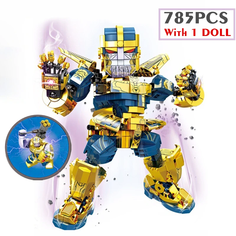 Disney Marvels THANOS Figures Avengers Super Heroes Assemble Helmet Figures Dolls Building Block Model Brick Toy Boys Gifts Kid
Disney Marvels THANOS Figures Avengers Super Heroes Assemble Helmet Figures Dolls Building Block Model Brick Toy Boys Gifts Kid