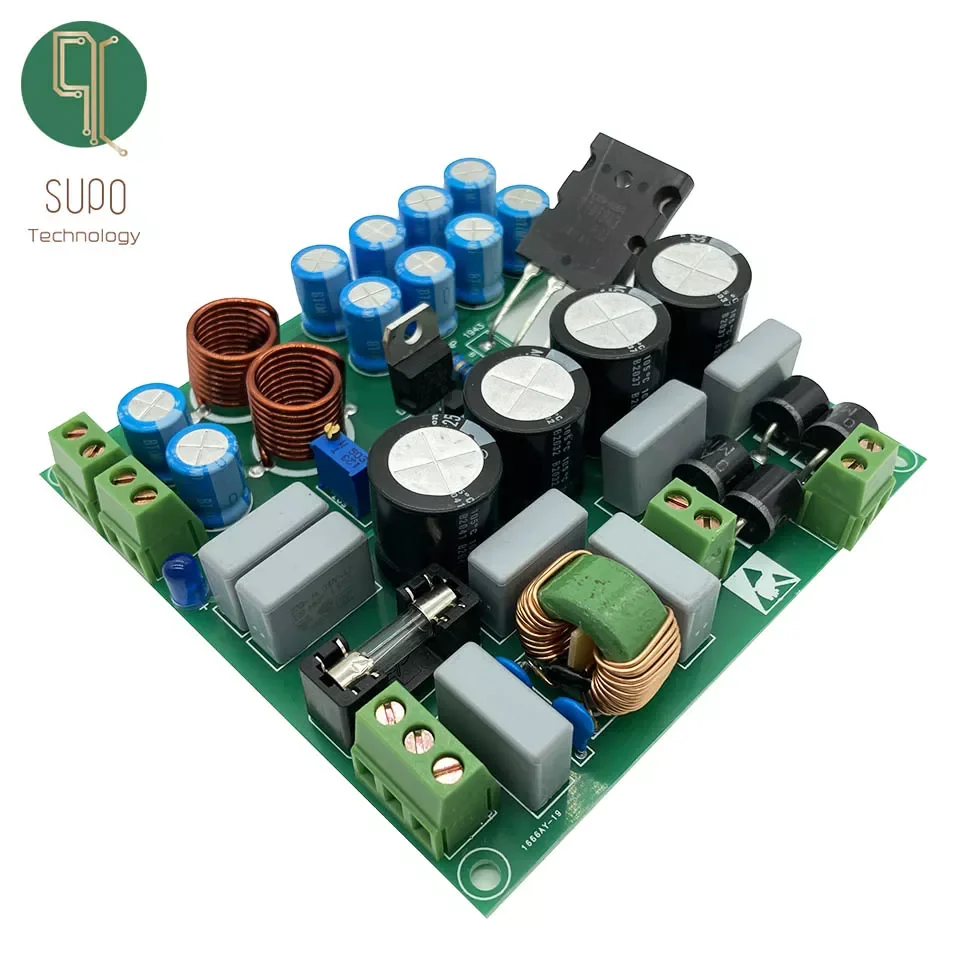 

1-10A Toshiba large tube linear high current stabilized power supply board, low noise, high stability, low internal resistance