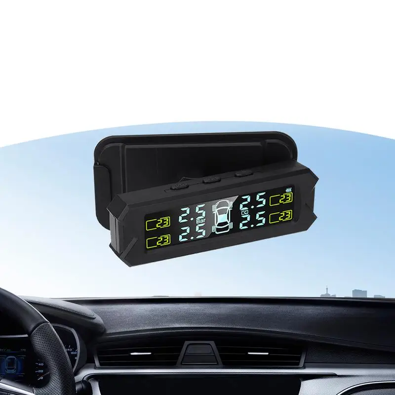 Универсальная беспроводная система контроля давления в шинах TPMS, часы на солнечной энергии, ЖК-дисплей, 4 внешних датчика давления в шинах, д...
Универсальная беспроводная система контроля давления в шинах TPMS, часы на солнечной энергии, ЖК-дисплей, 4 внешних датчика давления в шинах, д...