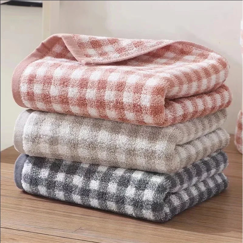 Towel Cotton Good Character Pattern Towel Terry Soft Towel Bathroom Simple Lattice Towel Face Towel
Towel Cotton Good Character Pattern Towel Terry Soft Towel Bathroom Simple Lattice Towel Face Towel