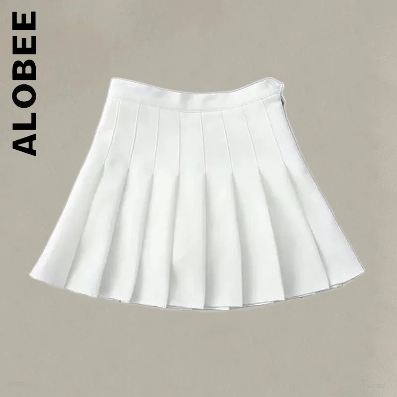 Alobee Women Solid High Waist Sexy Mini Skirt Fashion Temperament Women's Skirt Button Pleated Y2K Clothes A Line Skirt Female
Alobee Women Solid High Waist Sexy Mini Skirt Fashion Temperament Women's Skirt Button Pleated Y2K Clothes A Line Skirt Female