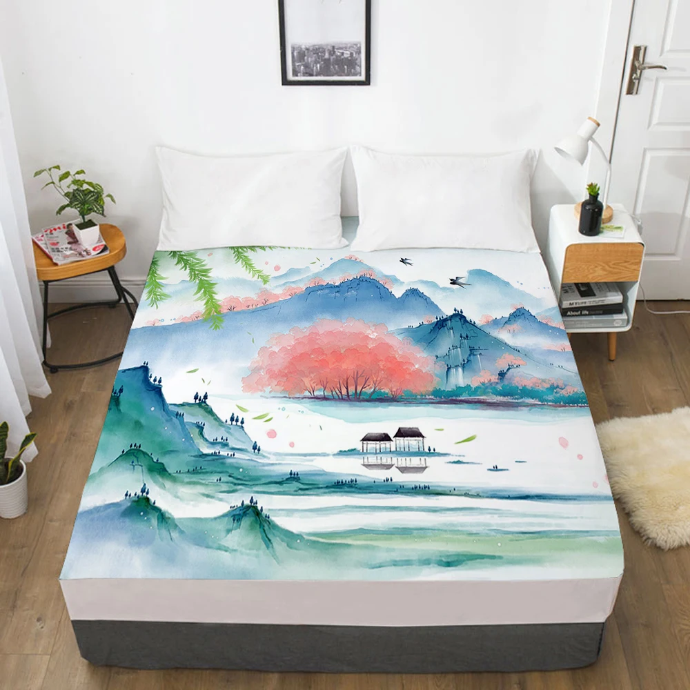 1pc Elastic fitted sheet bed sheet With An Elastic Band Mattress Cover 160x200 Customizable size Bed cover Bedding scenery maple
1pc Elastic fitted sheet bed sheet With An Elastic Band Mattress Cover 160x200 Customizable size Bed cover Bedding scenery maple