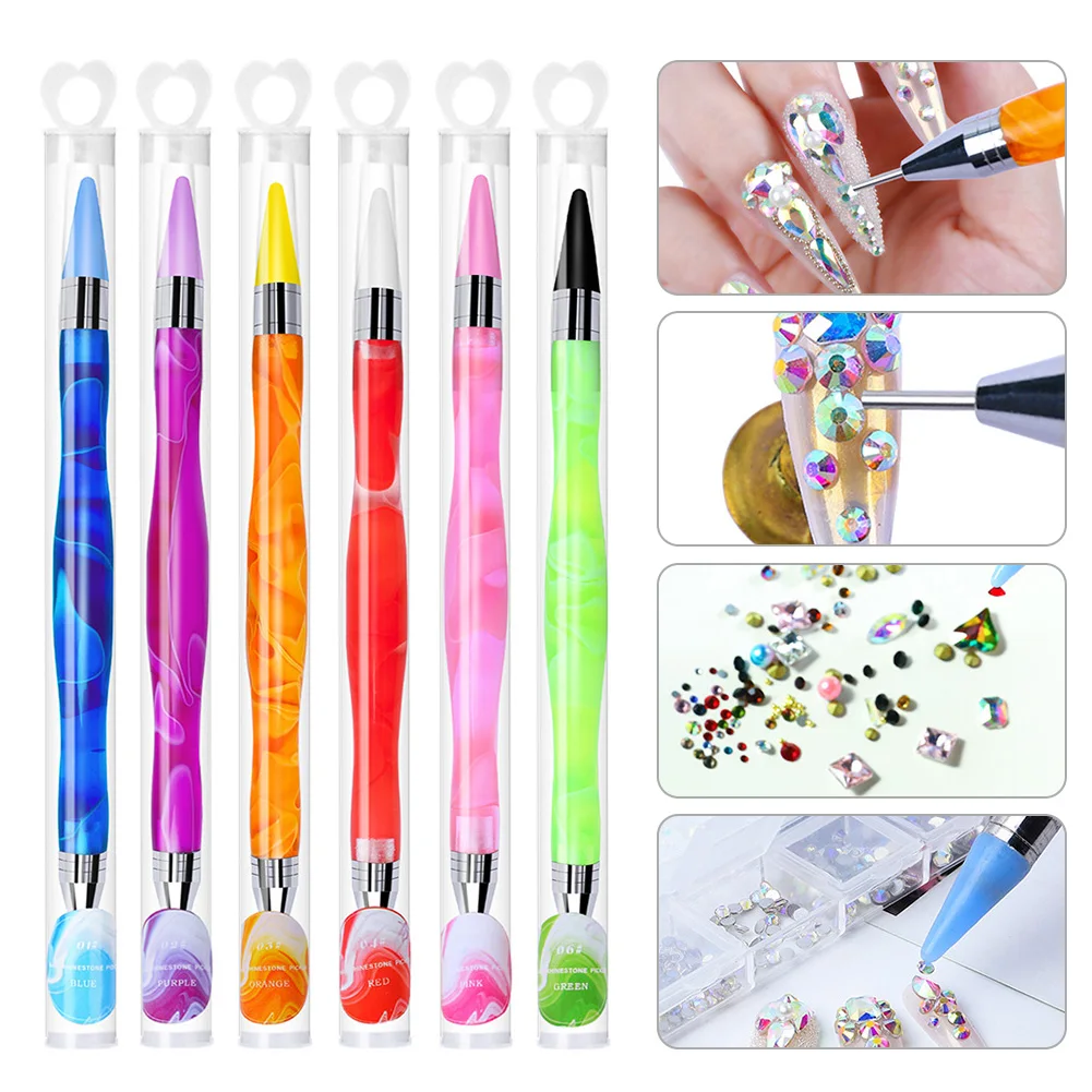 1PC Dual Heads Acrylic Metal Dotting Wax Pen Rhinestones Gem Picker Crystal Picking Nail Art Studs Dotter DIY Point Drill Tools
1PC Dual Heads Acrylic Metal Dotting Wax Pen Rhinestones Gem Picker Crystal Picking Nail Art Studs Dotter DIY Point Drill Tools