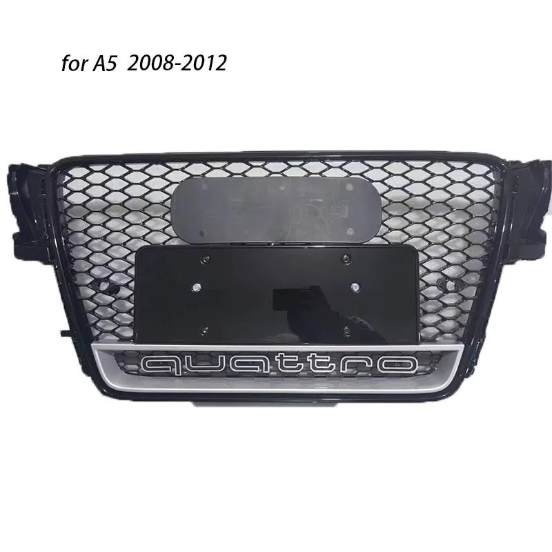 

Auto Parts A5 Upgrade Refit to RS5 B8 Honeycomb Mesh Front Grille with Quattro for RS5 B8 Grill 2008-2012