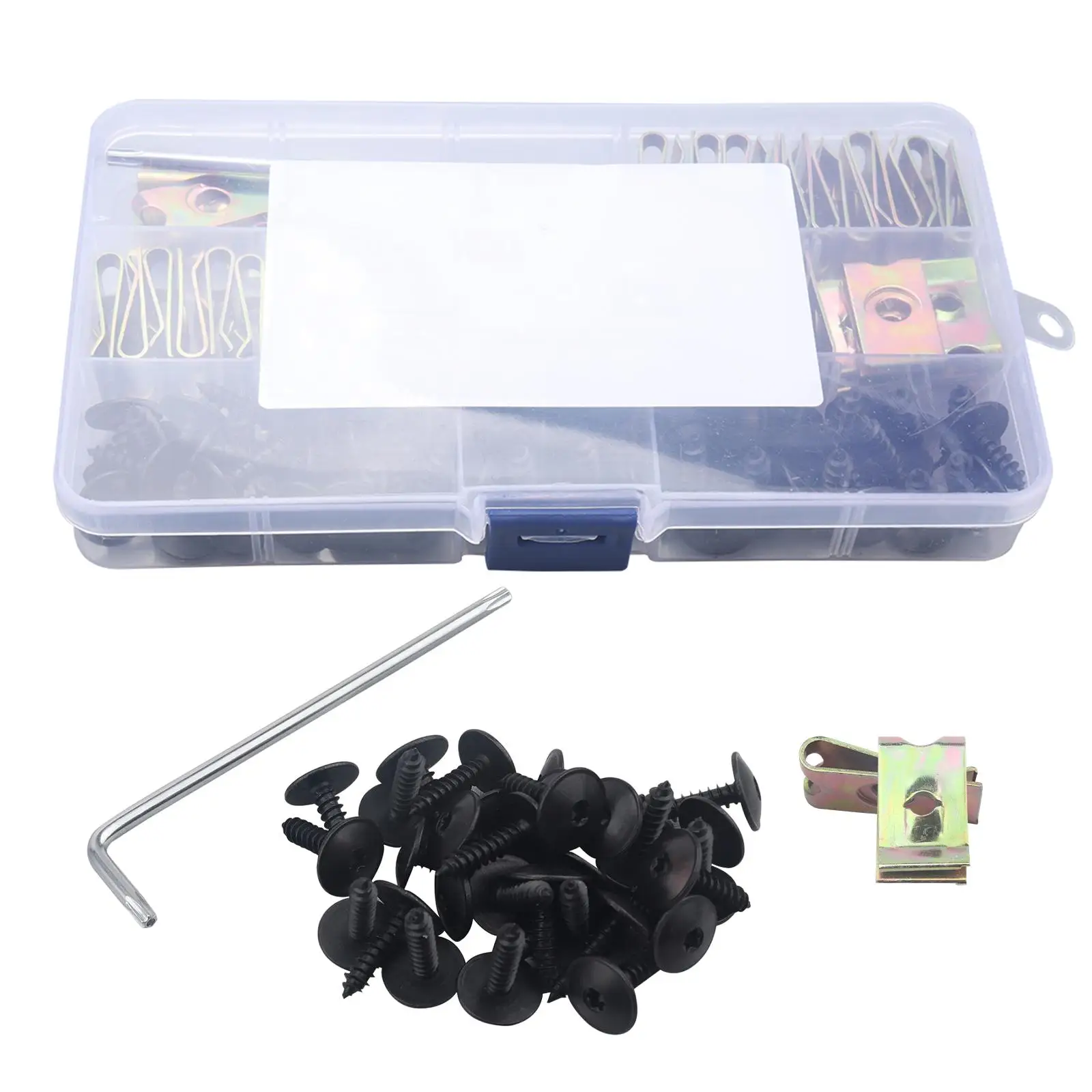 100 шт. M5 набор гаек винты болты для легкой установки в автомобиле 
100 шт. M5 набор гаек винты болты для легкой установки в автомобиле