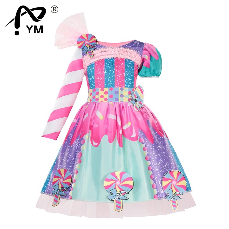 New Girls Lolipop Dress Rainbow Candy Clothing Beauty Costumes Summer Children Birthday Gift Party Clothes
New Girls Lolipop Dress Rainbow Candy Clothing Beauty Costumes Summer Children Birthday Gift Party Clothes