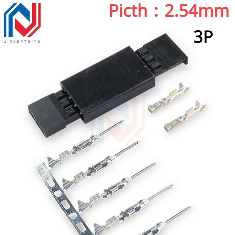 20Pcs Dupont Model Spacing 2.54mm Main Body Positive Angle Bevel Male and Female Languette Terminal Copper 3P Model Dedicated
20Pcs Dupont Model Spacing 2.54mm Main Body Positive Angle Bevel Male and Female Languette Terminal Copper 3P Model Dedicated