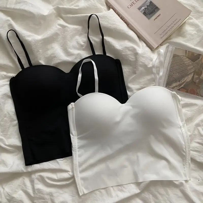 Summer Thin Elegant Seamless Camisole for Women Fitness Crop Tops Sexy All-match Casual -piece Ice Silk Underwear Tanks Top
Summer Thin Elegant Seamless Camisole for Women Fitness Crop Tops Sexy All-match Casual -piece Ice Silk Underwear Tanks Top