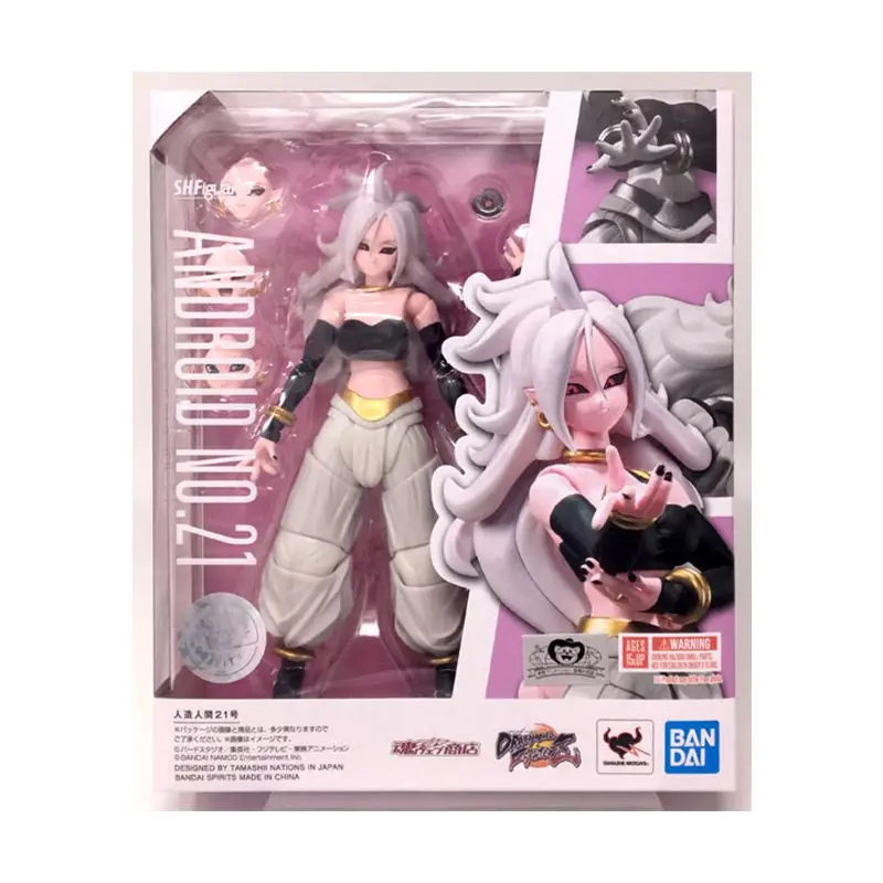Оригинальный BANDAI S.H. Фигуртс Android 21 Драконий жемчуг Z в наличии Аниме Коллекция фигурок модели игрушки
Оригинальный BANDAI S.H. Фигуртс Android 21 Драконий жемчуг Z в наличии Аниме Коллекция фигурок модели игрушки