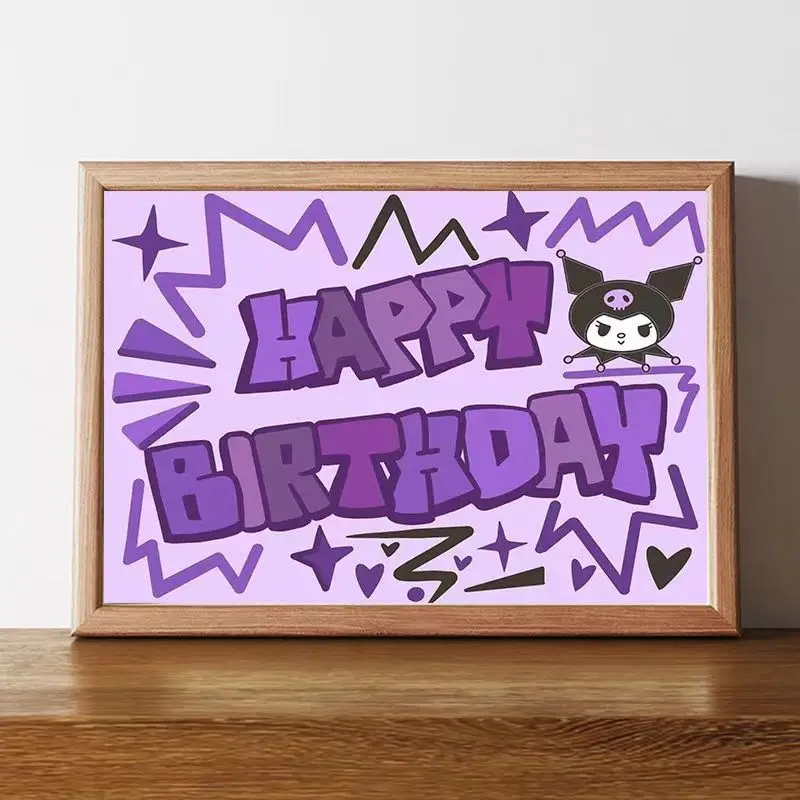 Kawaii Sanrio Accessories Kuromi Cinnamoroll Pochacco Cartoon Desktop Decoration Birthday Congratulations Photo Frames for Gifts
Kawaii Sanrio Accessories Kuromi Cinnamoroll Pochacco Cartoon Desktop Decoration Birthday Congratulations Photo Frames for Gifts