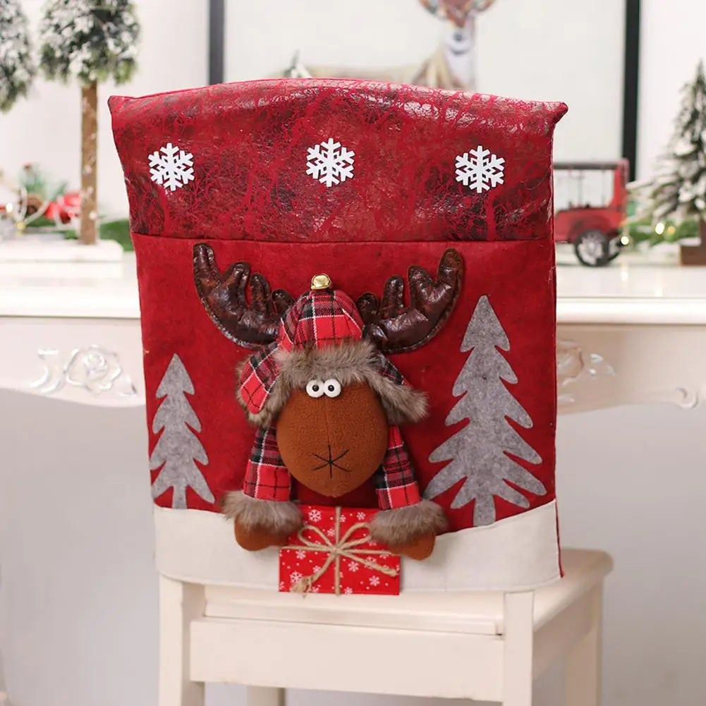 Festive Dust-Proof Doll Christmas Chair Cover Tear Resistant Chair Cover Three-dimensional Christmas Decoration
Festive Dust-Proof Doll Christmas Chair Cover Tear Resistant Chair Cover Three-dimensional Christmas Decoration