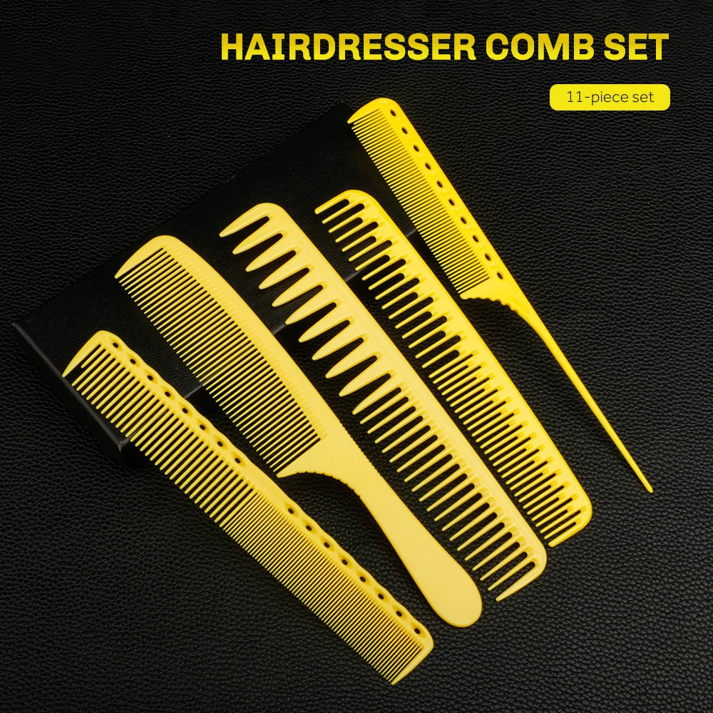 

Stylist Anti-static Hairdressing Combs Multifunctional Hair Design Hair Detangler Comb Makeup Barber Haircare Styling Tool Set