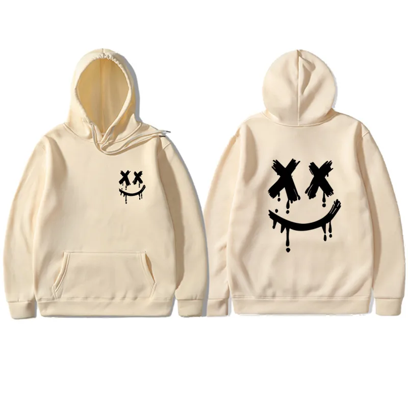 Spring and autumn new hooded sweater fashion all-match casual men's simple printed hoodie
Spring and autumn new hooded sweater fashion all-match casual men's simple printed hoodie