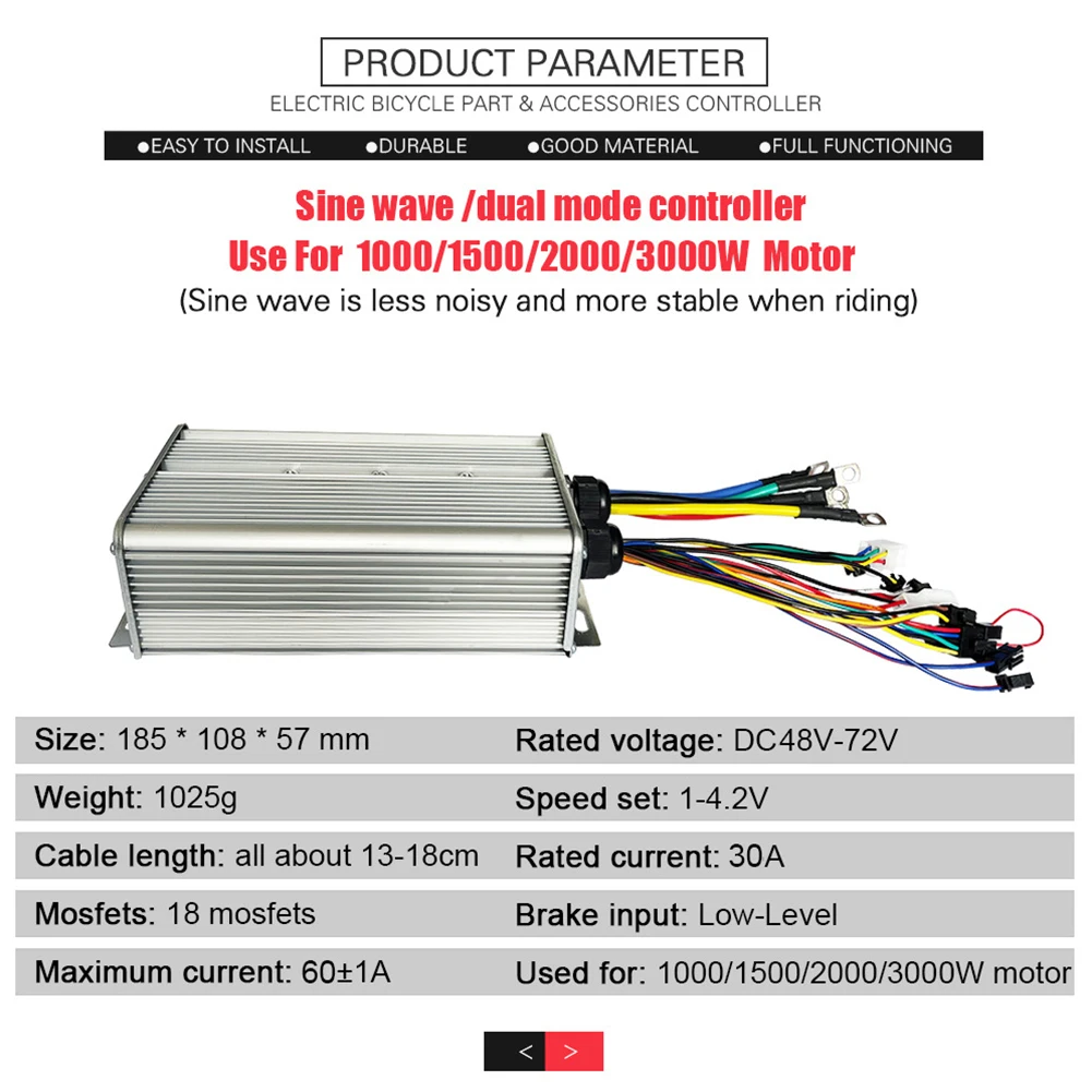 48-72V 60AController S900 Display Throttle PAS BrakeSensor Kit For Ebike Scooter 60A Dual-mode 18-tube Zhengxuanbo Controller
48-72V 60AController S900 Display Throttle PAS BrakeSensor Kit For Ebike Scooter 60A Dual-mode 18-tube Zhengxuanbo Controller