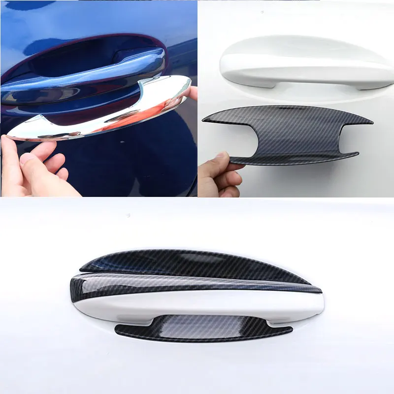 Car Carbon Fiber texture Exterior Door Handle Pull Cover Door Bowl Sticker Trim For Mercedes Benz C E GLC Class W205 W213 X253
Car Carbon Fiber texture Exterior Door Handle Pull Cover Door Bowl Sticker Trim For Mercedes Benz C E GLC Class W205 W213 X253