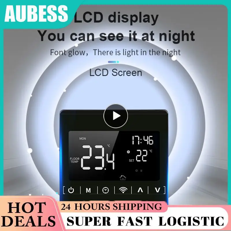 Overheat Protection Thermometer Detector Ac85-250v Smart Temperature Controller Smart Life App Smart Thermostat Touch Smart Home
Overheat Protection Thermometer Detector Ac85-250v Smart Temperature Controller Smart Life App Smart Thermostat Touch Smart Home