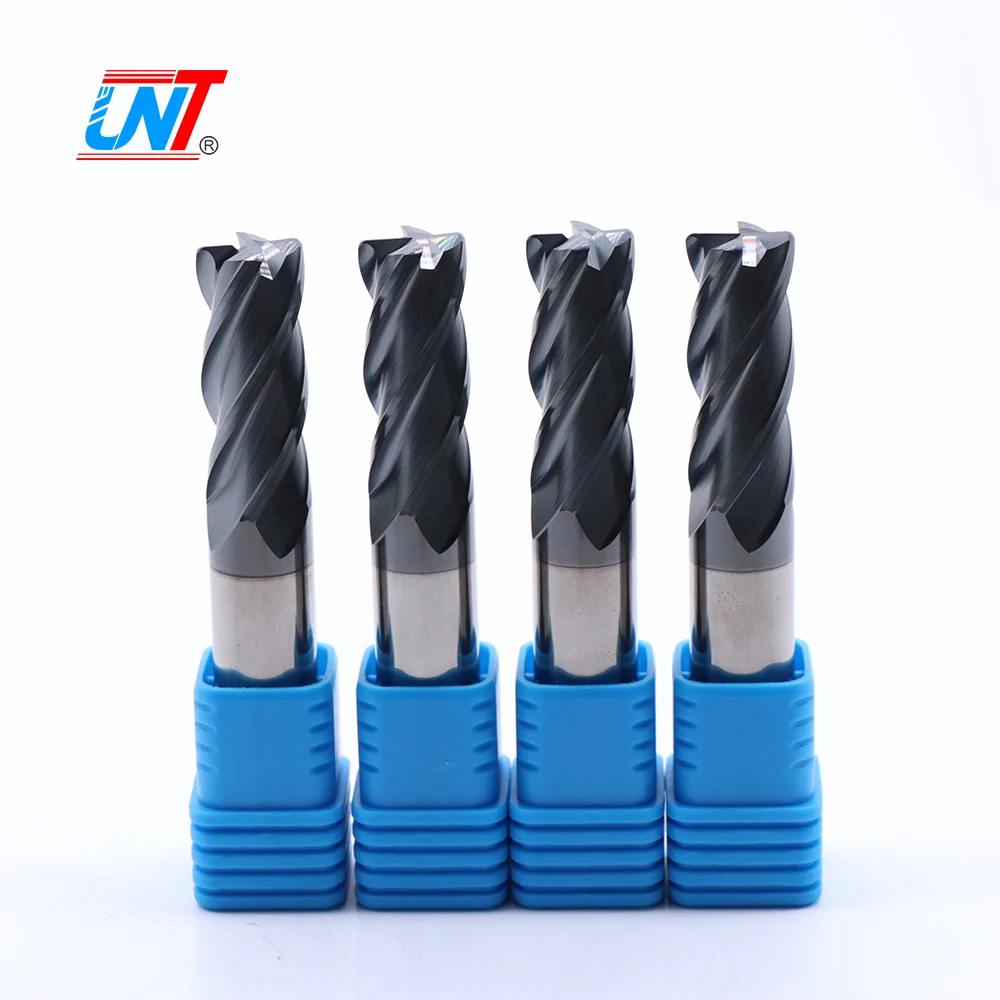 UNT Solid Carbide Fresa Finishing CNC Cutting Tools HRC55 4 Flutes Corner Radius End Mills
UNT Solid Carbide Fresa Finishing CNC Cutting Tools HRC55 4 Flutes Corner Radius End Mills