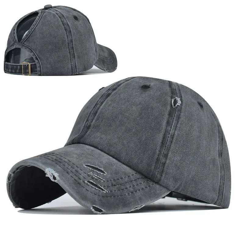 Western Fashion Men Washed Cotton Ponytail Baseball Cap Women Outdoor Sport Adjustable Solid Sunshade Sun Hat
Western Fashion Men Washed Cotton Ponytail Baseball Cap Women Outdoor Sport Adjustable Solid Sunshade Sun Hat