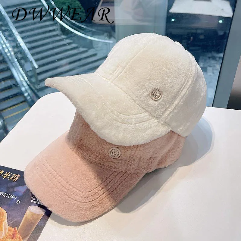 M Letter Rabbit Fur Blended Cap Ins Tide Brand Female Autumn And Winter All-match Plush Hat Suitable For Face Big Baseball Caps
M Letter Rabbit Fur Blended Cap Ins Tide Brand Female Autumn And Winter All-match Plush Hat Suitable For Face Big Baseball Caps