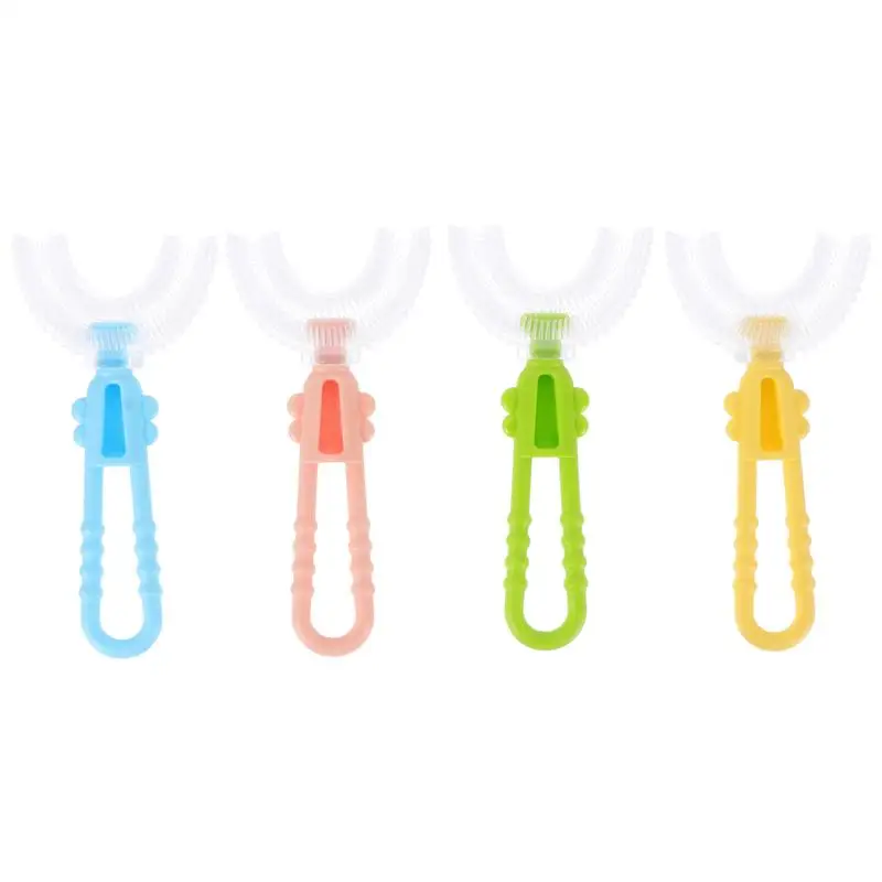 4Pcs Baby Toothbrush Children 360 Degree U-shaped Child Toothbrush Teethers Baby Brush Silicone Kids Teeth Oral Care Cleaning
4Pcs Baby Toothbrush Children 360 Degree U-shaped Child Toothbrush Teethers Baby Brush Silicone Kids Teeth Oral Care Cleaning