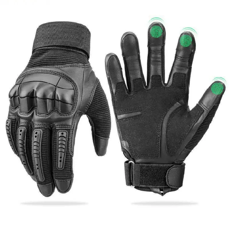 Touch Screen Tactical Rubber Hard Knuckle Full Finger Gloves Military Army Paintball Airsoft Bicycle Combat PU Leather Glove Men
Touch Screen Tactical Rubber Hard Knuckle Full Finger Gloves Military Army Paintball Airsoft Bicycle Combat PU Leather Glove Men