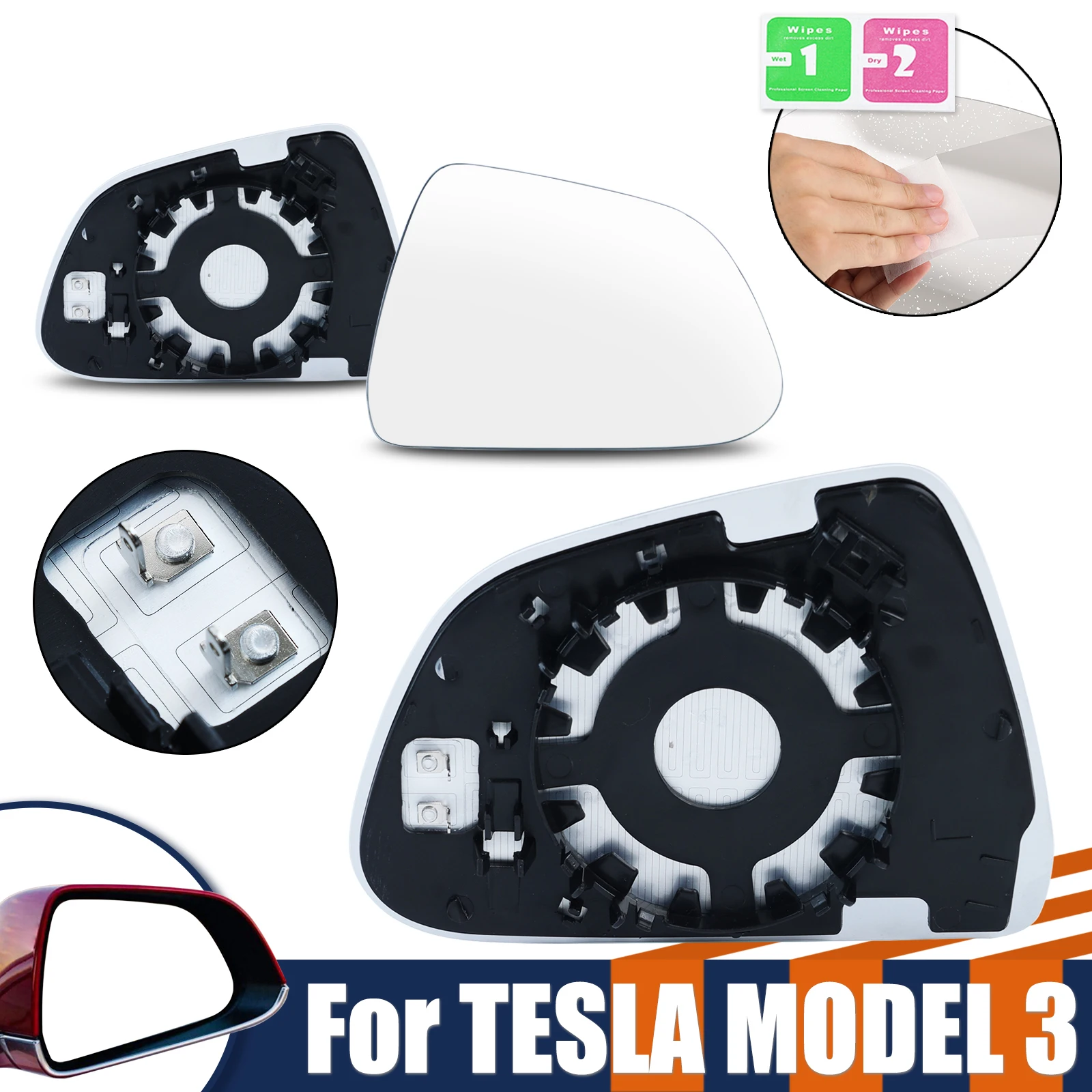 1 шт., широкоугольный объектив для зеркала заднего вида Tesla Model 3 2017-2024
1 шт., широкоугольный объектив для зеркала заднего вида Tesla Model 3 2017-2024