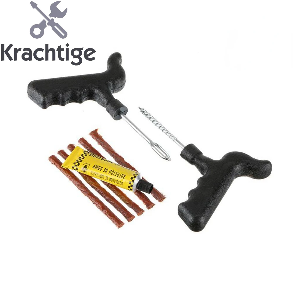 Krachtige Tire Plug Auto 5 Strip /Home Tool Kit Motorcycle/Car Tubeless Type Puncture Repair Kit Tool
Krachtige Tire Plug Auto 5 Strip /Home Tool Kit Motorcycle/Car Tubeless Type Puncture Repair Kit Tool